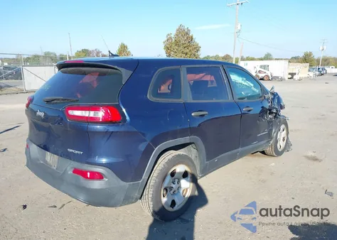 2014 Jeep Cherokee Sport z USA, uszkodzony, nr VIN 1C4PJLAB8EW181110